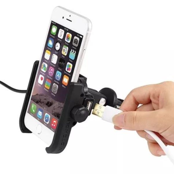 هولدر موبایل USB 2809C -MOTOWOLF