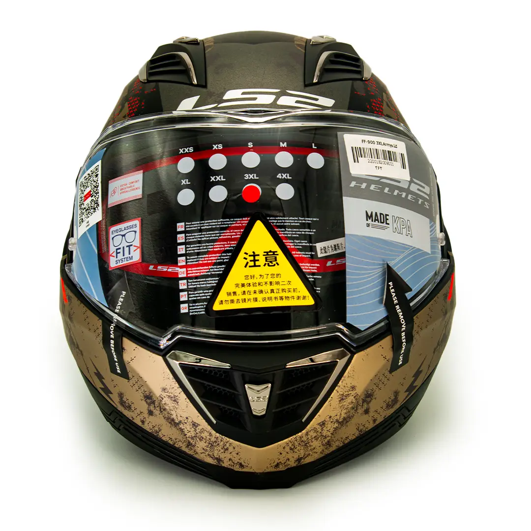 ls2 khaki,, کاه فک متحرک ls2 - Image 1